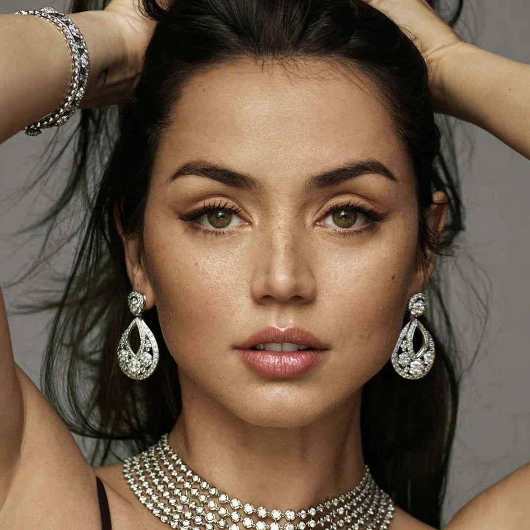 VCES008 18k white gold VCA Snowflake earring clip and snowflake pendant necklace - ccjewelryacc