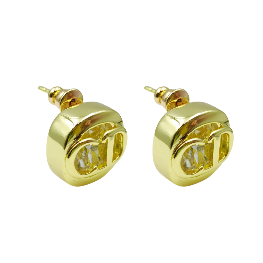 CDE211 CD diamond earrings - ccjewelryacc