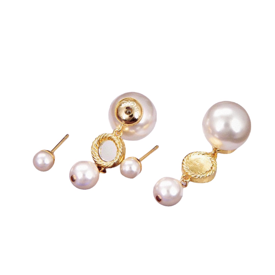 CDE019 Dior Tribales earring Gold finish - ccjewelryacc