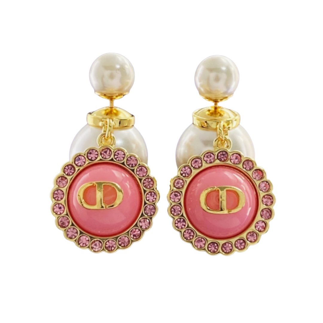 CDE193 CD Drop earrings - ccjewelryacc