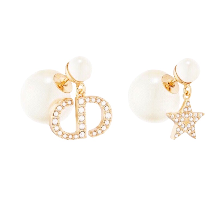 CDE097 Dior Tribales earring metal finish - ccjewelryacc