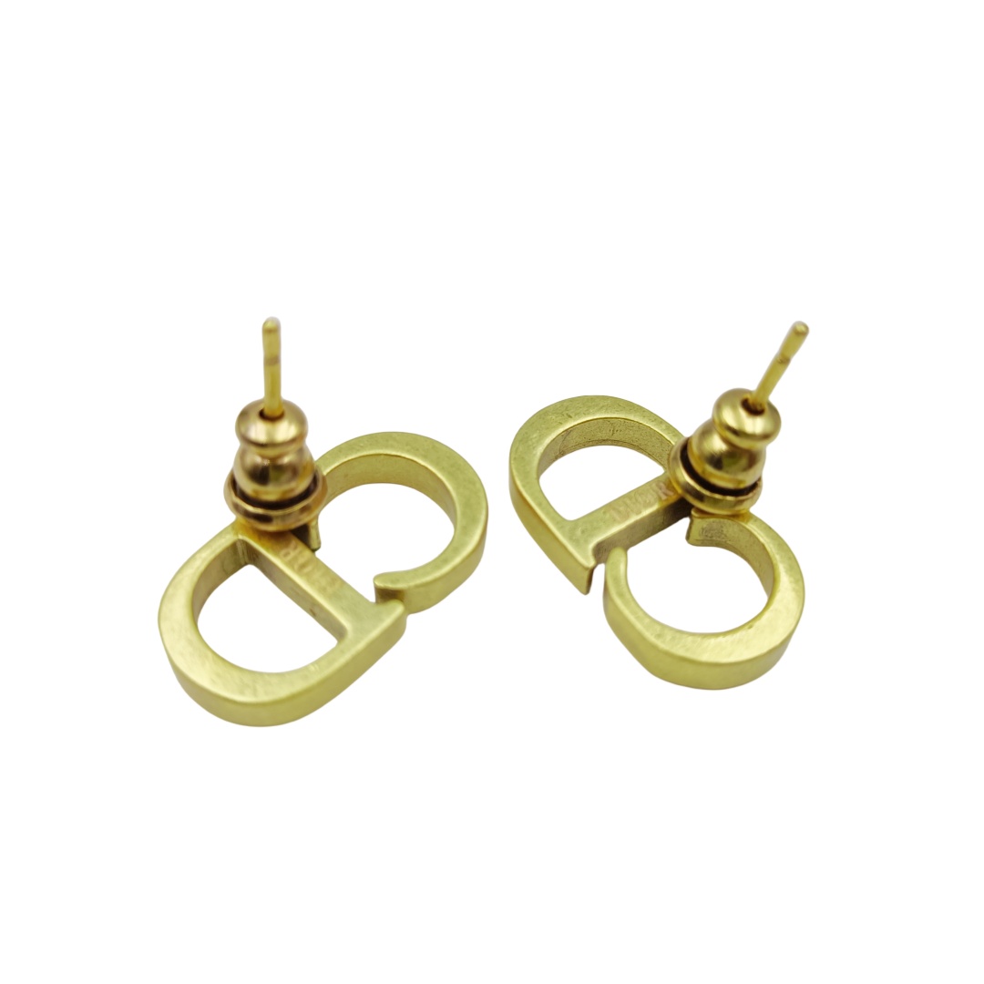 CDE152 Metal CD Stud earrings - ccjewelryacc