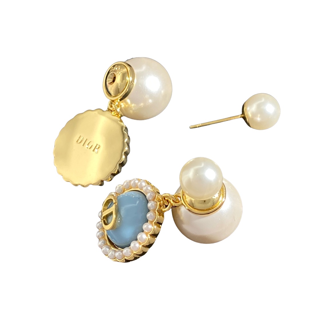 CDE193 CD Drop earrings - ccjewelryacc