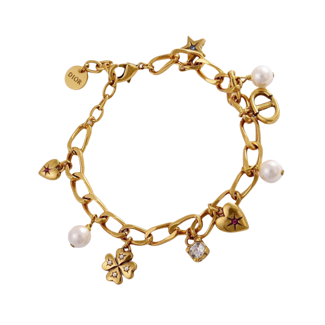 CDN317 Dior Lucky charms choker necklace Bracelet - ccjewelryacc