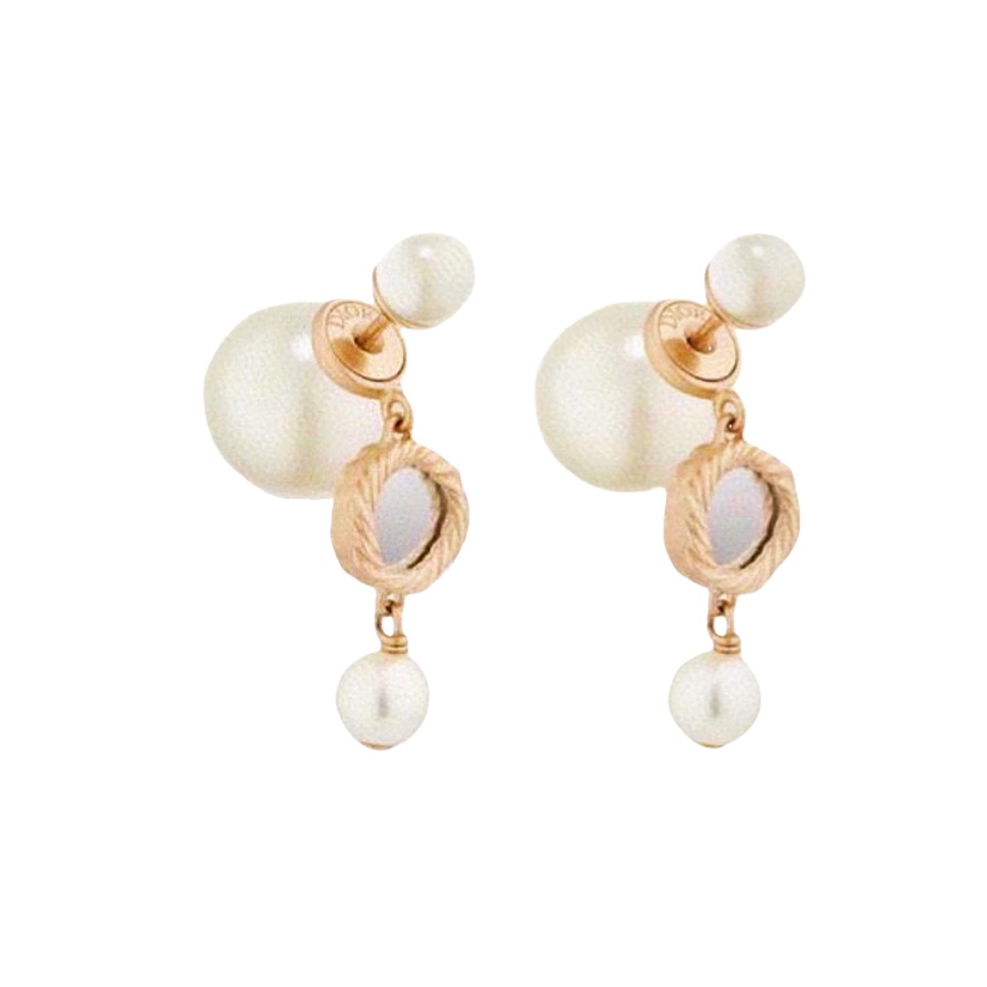 CDE019 Dior Tribales earring Gold finish - ccjewelryacc