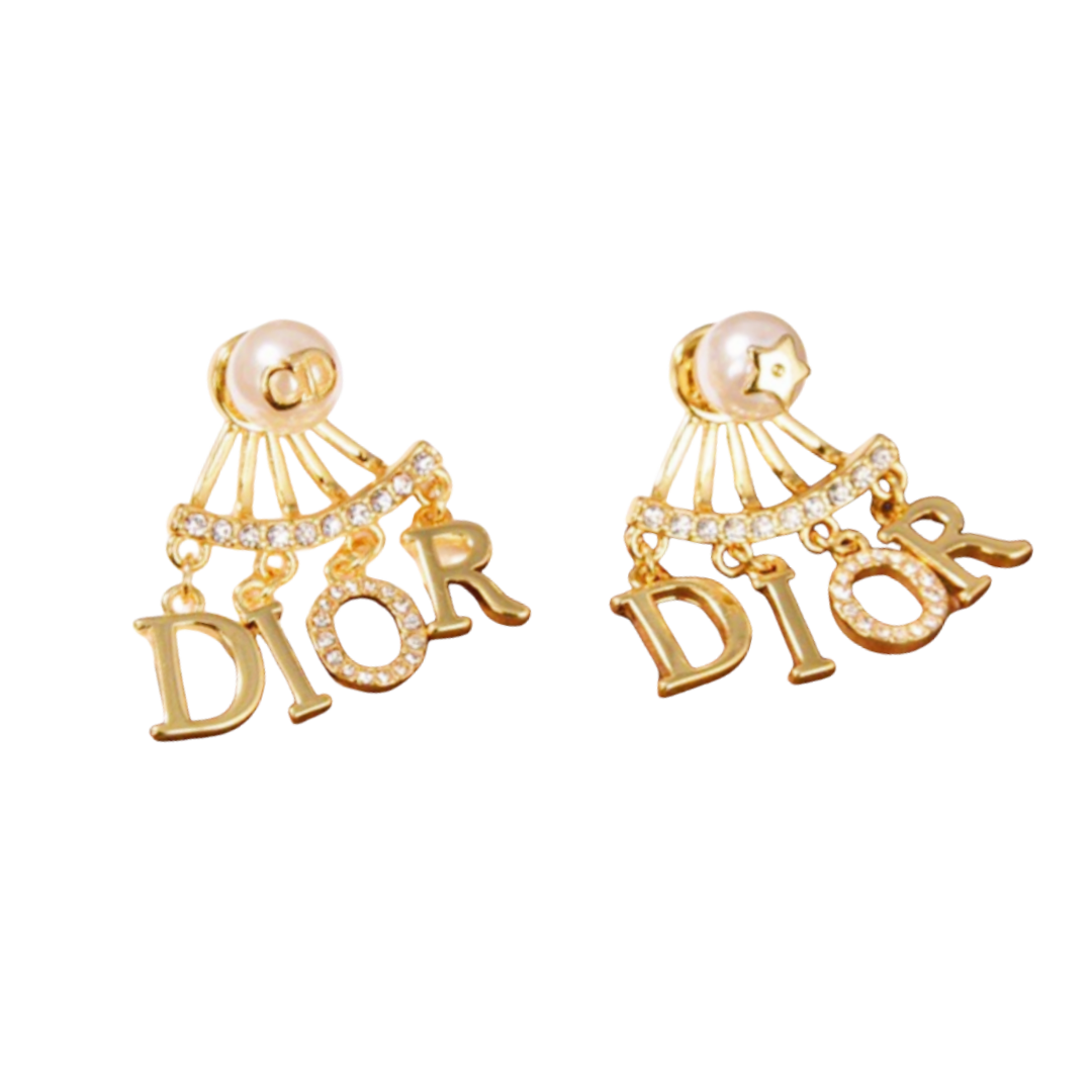 CDE230 Dior Tribales charms tassels earrings - ccjewelryacc