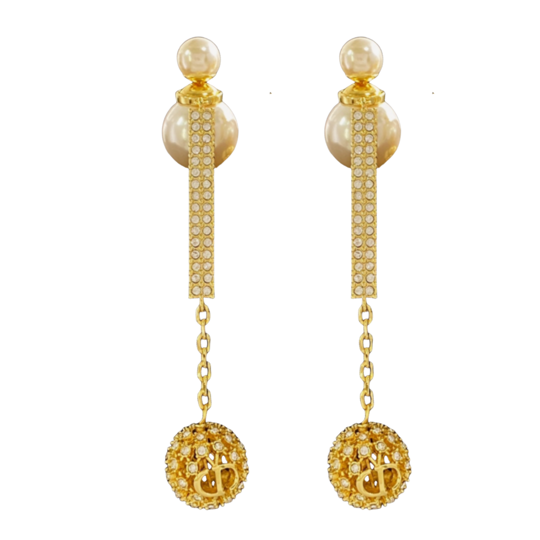 CDE308 Dior Tribales tassels earrings - ccjewelryacc