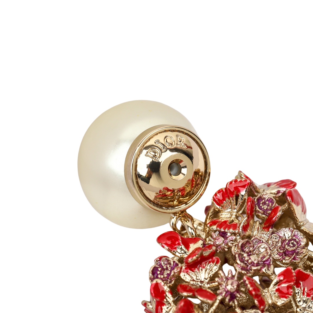 CDE226 Dior Tribales heart earrings - ccjewelryacc