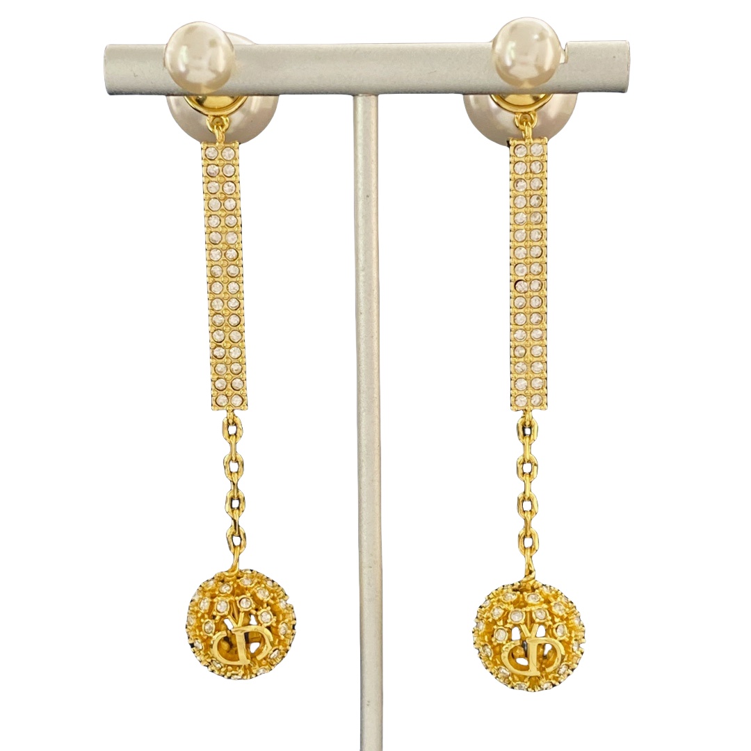 CDE308 Dior Tribales tassels earrings - ccjewelryacc