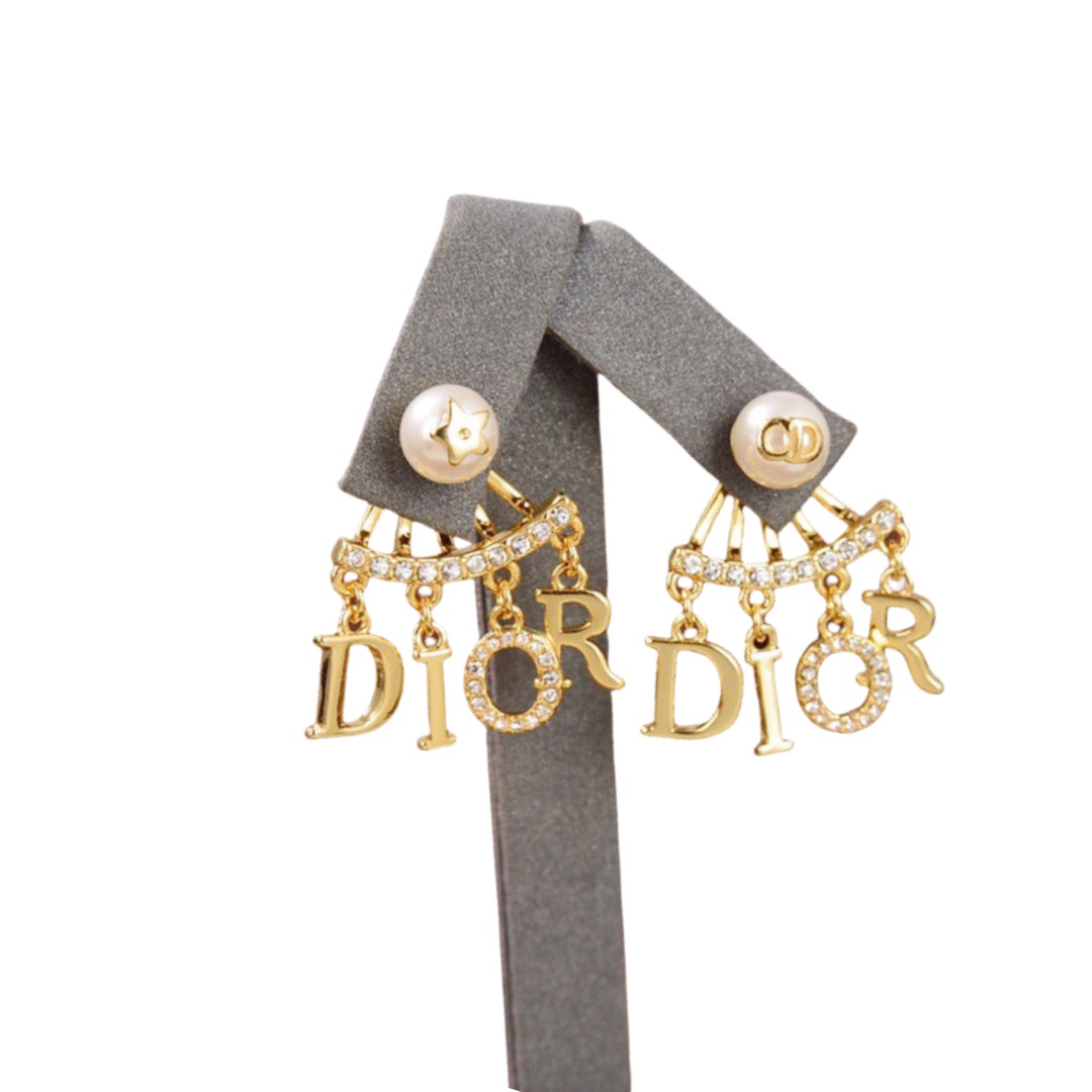 CDE230 Dior Tribales charms tassels earrings - ccjewelryacc