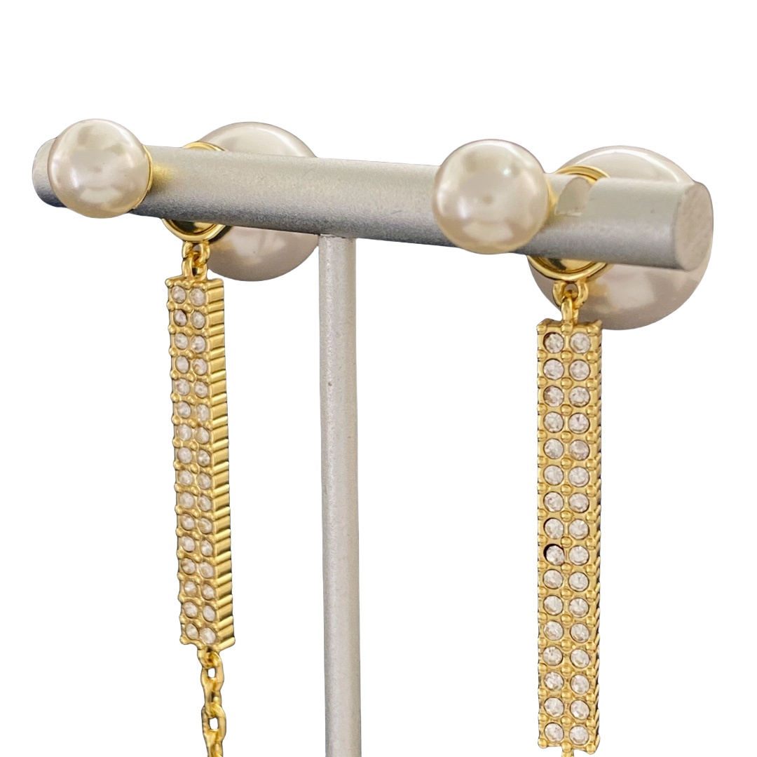 CDE308 Dior Tribales tassels earrings - ccjewelryacc