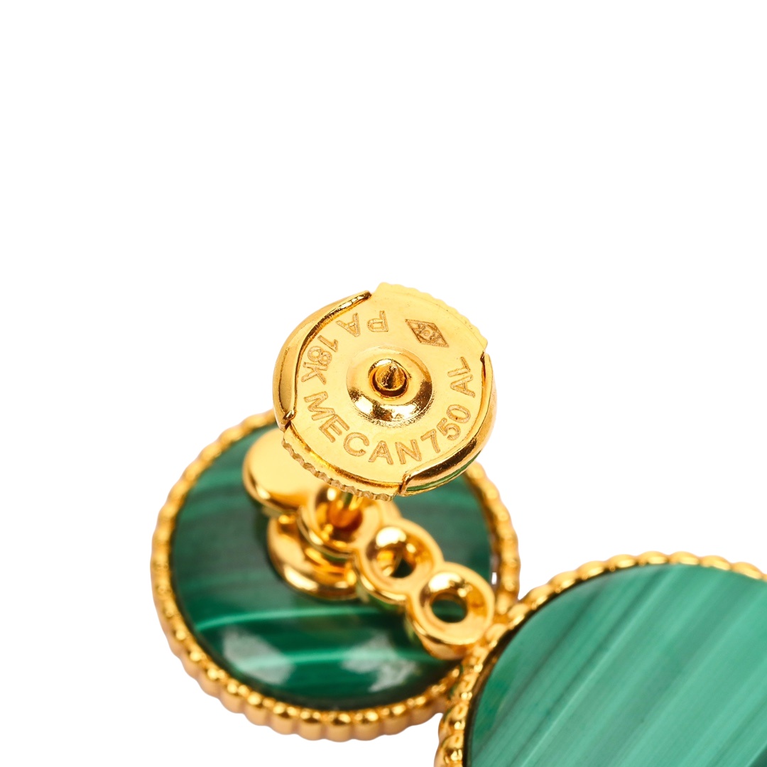 CDEV001 18K Gold Dior ROSE DES VENTS Earrings for Women - ccjewelryacc