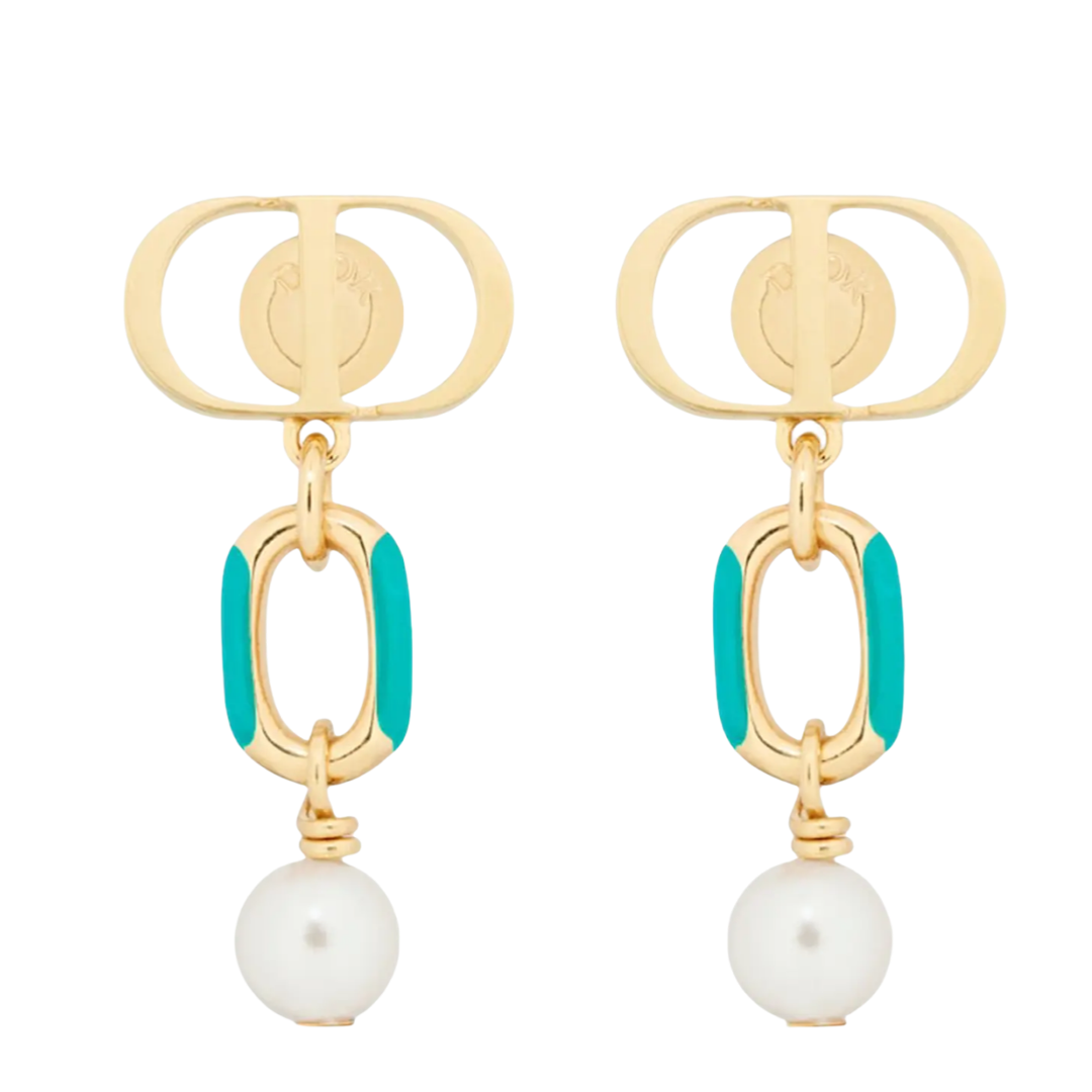 CDE030 Dior Dioriviera Petit CD Earrings - ccjewelryacc
