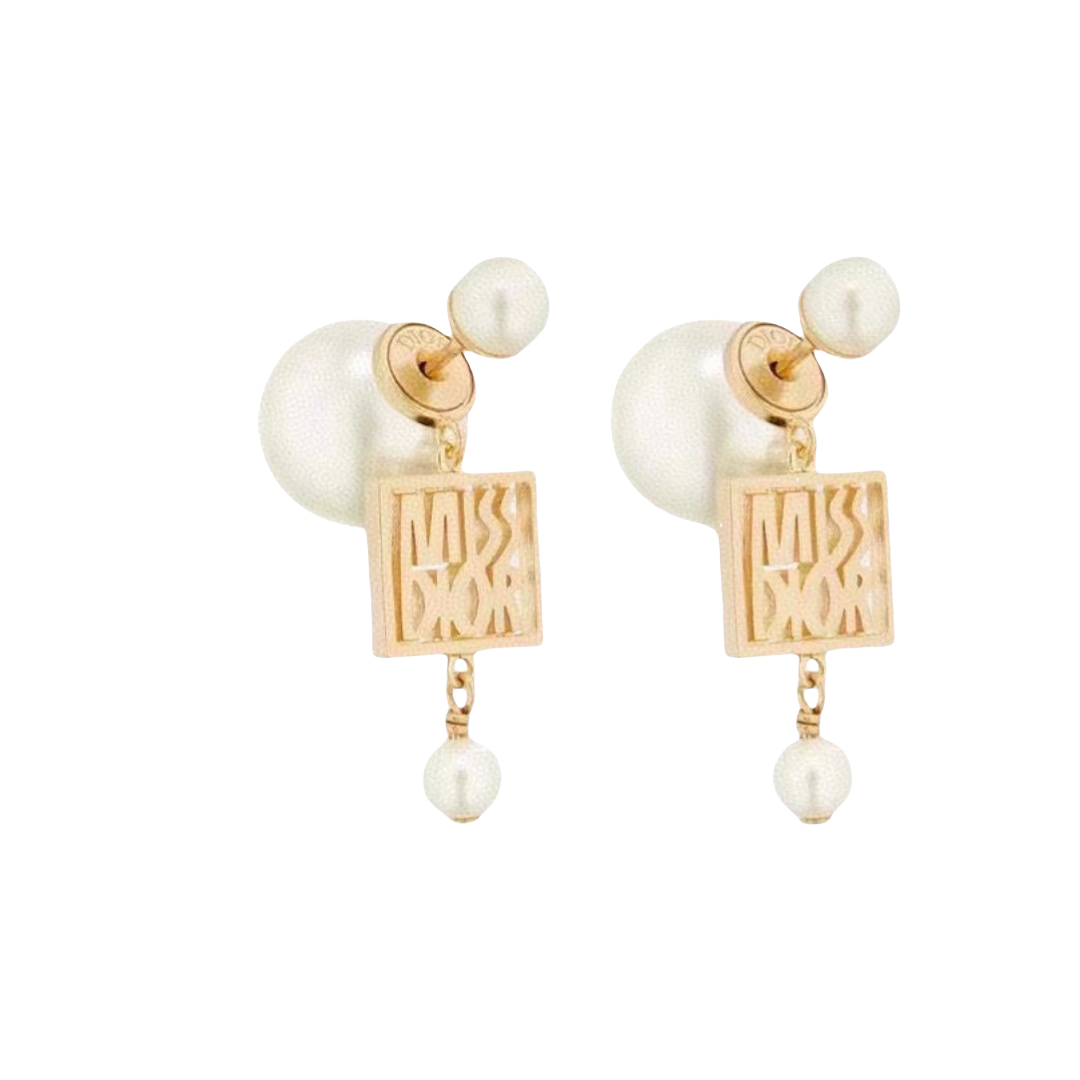 CDE031 Dior Miss dior earrings necklace - ccjewelryacc