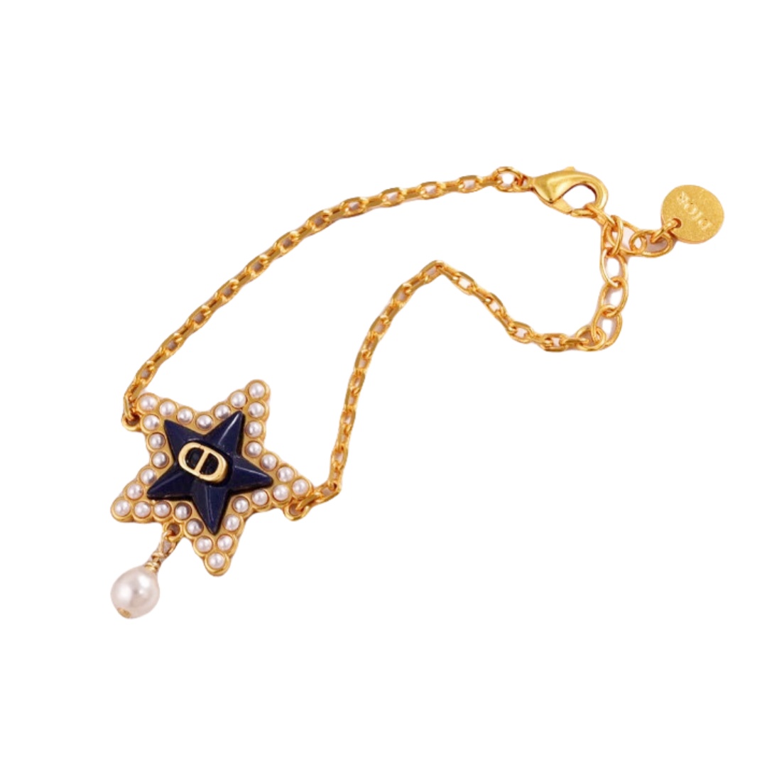 CDE029 Dior Tribales star earrings necklace bracelet - ccjewelryacc