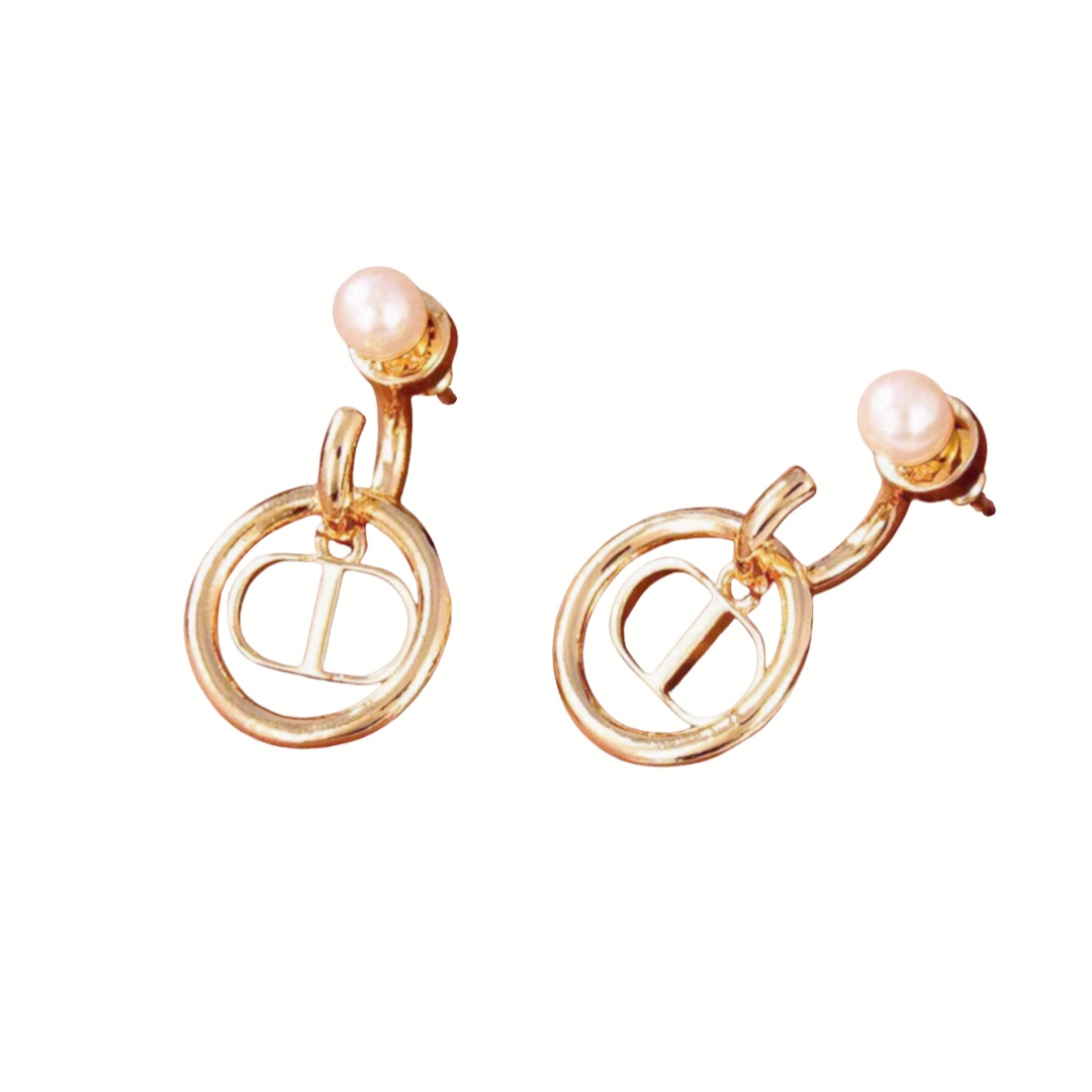CDE062 Dior 30 Montaigne earrings - ccjewelryacc