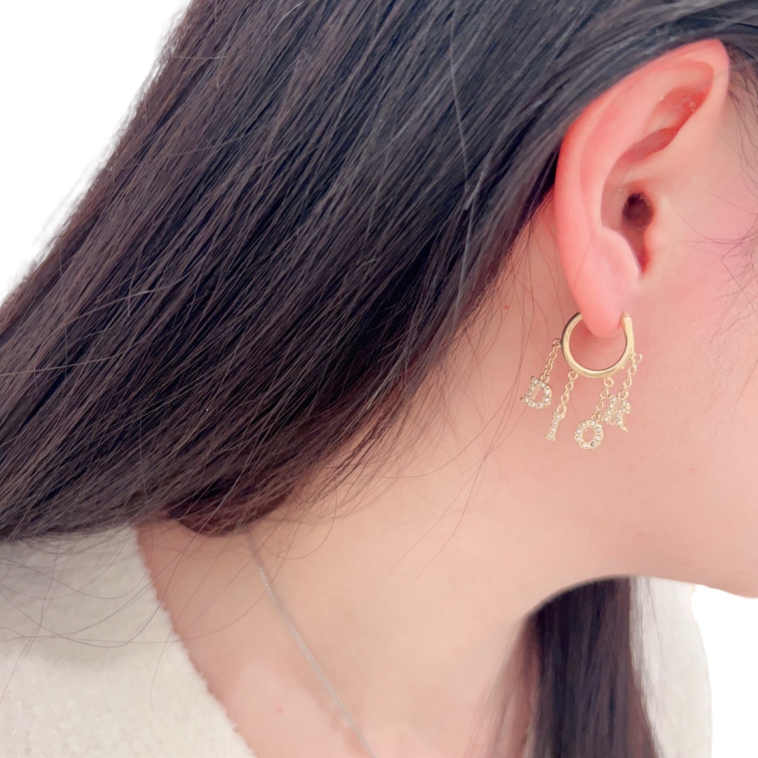 CDE239 Dio(r) evolution charms drop Earrings - ccjewelryacc