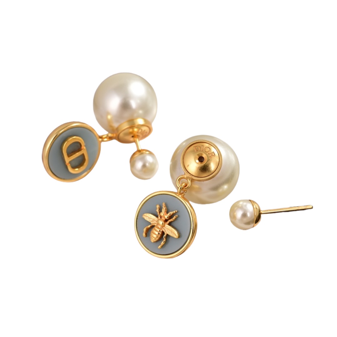 CDE052 Dior CD bee Tribales Earrings - ccjewelryacc