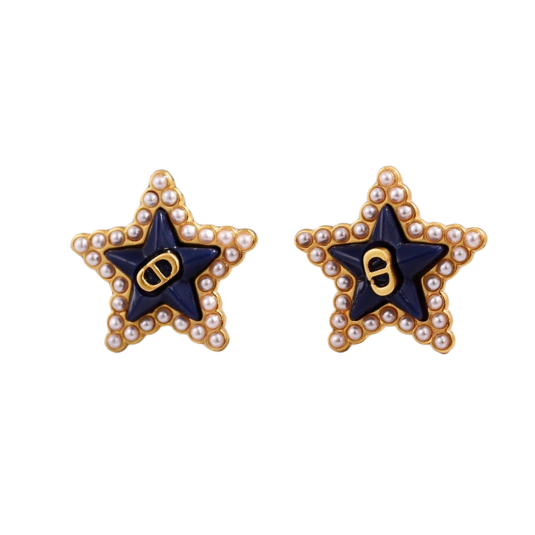 CDE029 Dior Tribales star earrings necklace bracelet - ccfashionjewelry