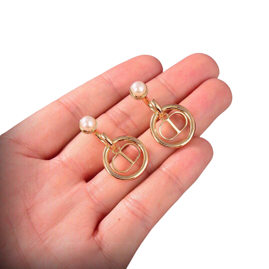 CDE062 Dior 30 Montaigne earrings - ccjewelryacc