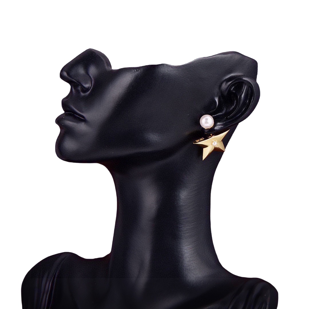 CDE205 Dior star tribales earrings - ccjewelryacc