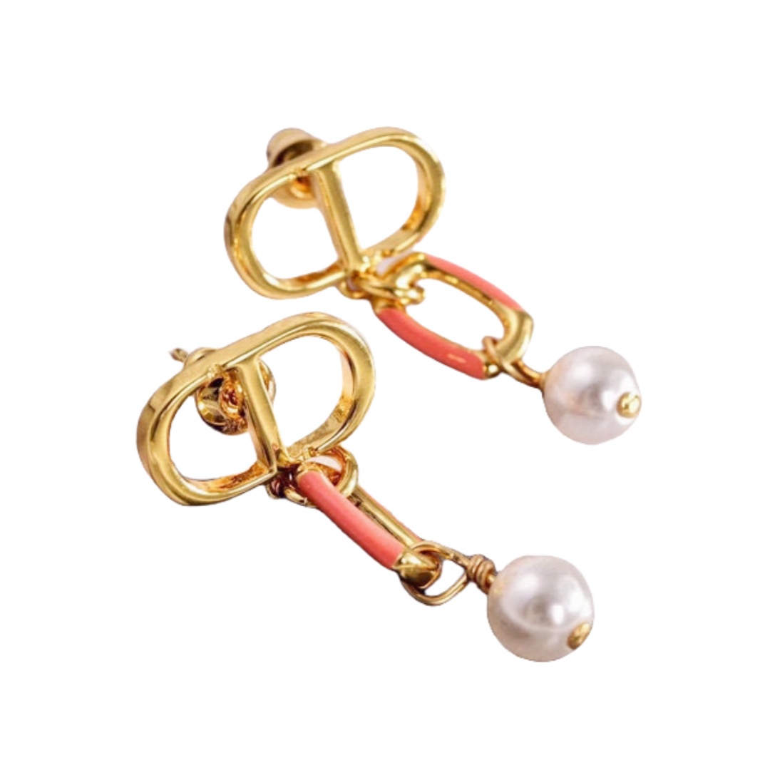 CDE030 Dior Dioriviera Petit CD Earrings - ccjewelryacc