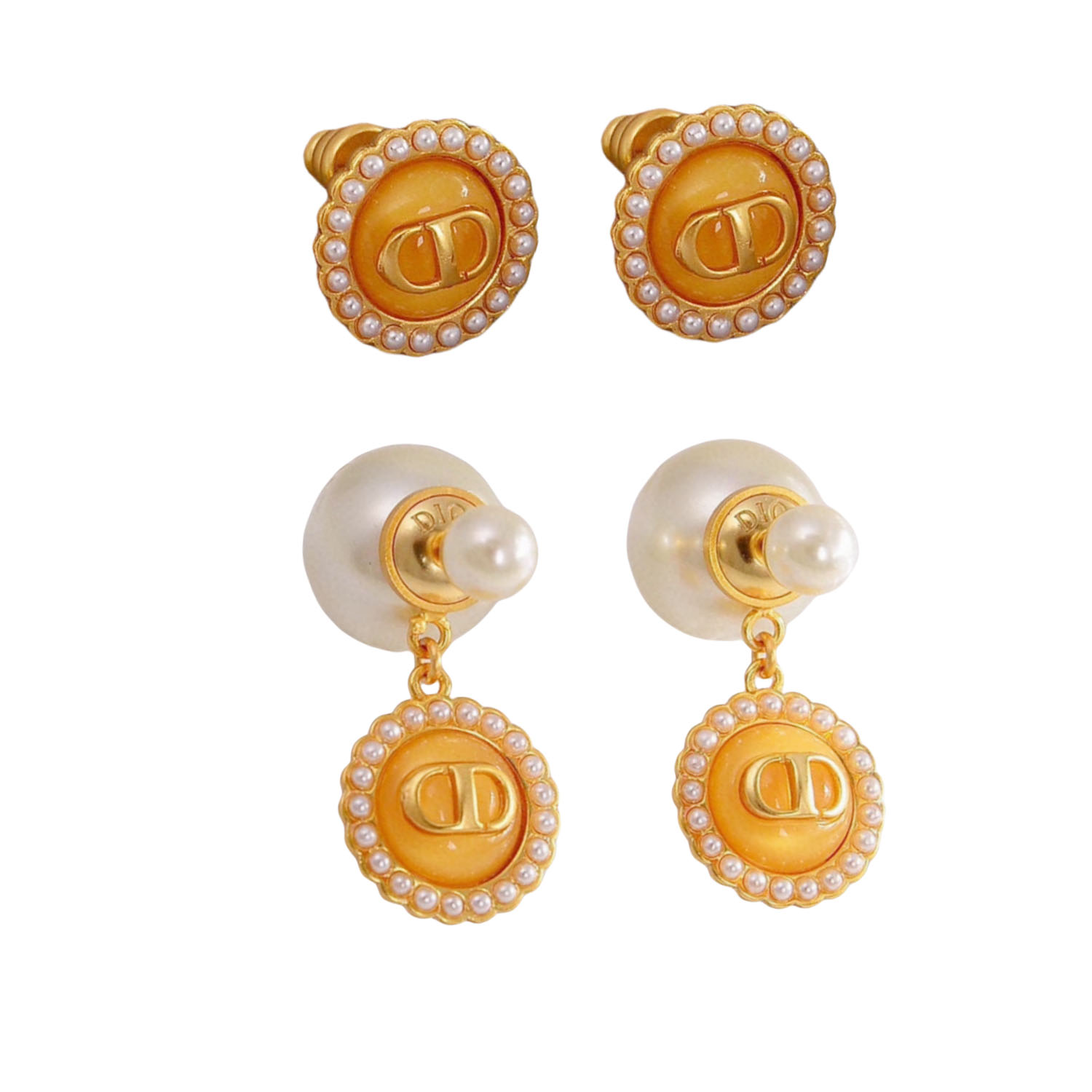 CDE056 Dior CD Tribales Earrings bracelet necklace - ccjewelryacc