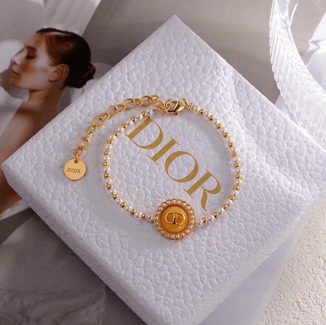 CDE056 Dior CD Tribales Earrings bracelet necklace - ccjewelryacc