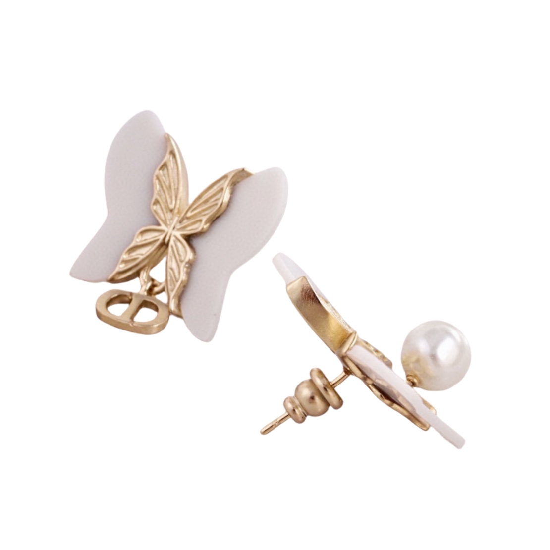 CDE046 Dior Herbarium butterfly Tribales earrings - ccjewelryacc