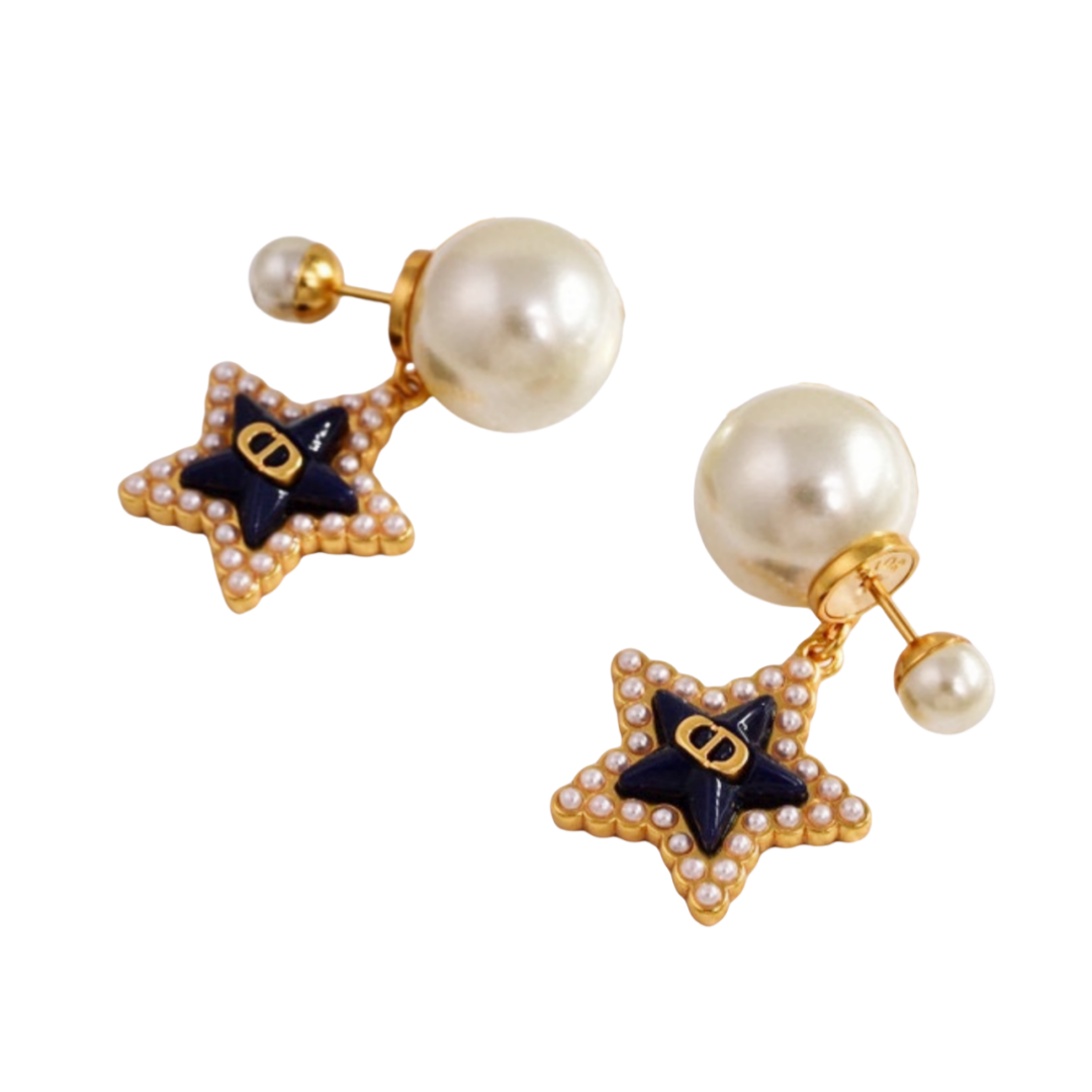 CDE029 Dior Tribales star earrings necklace bracelet - ccjewelryacc