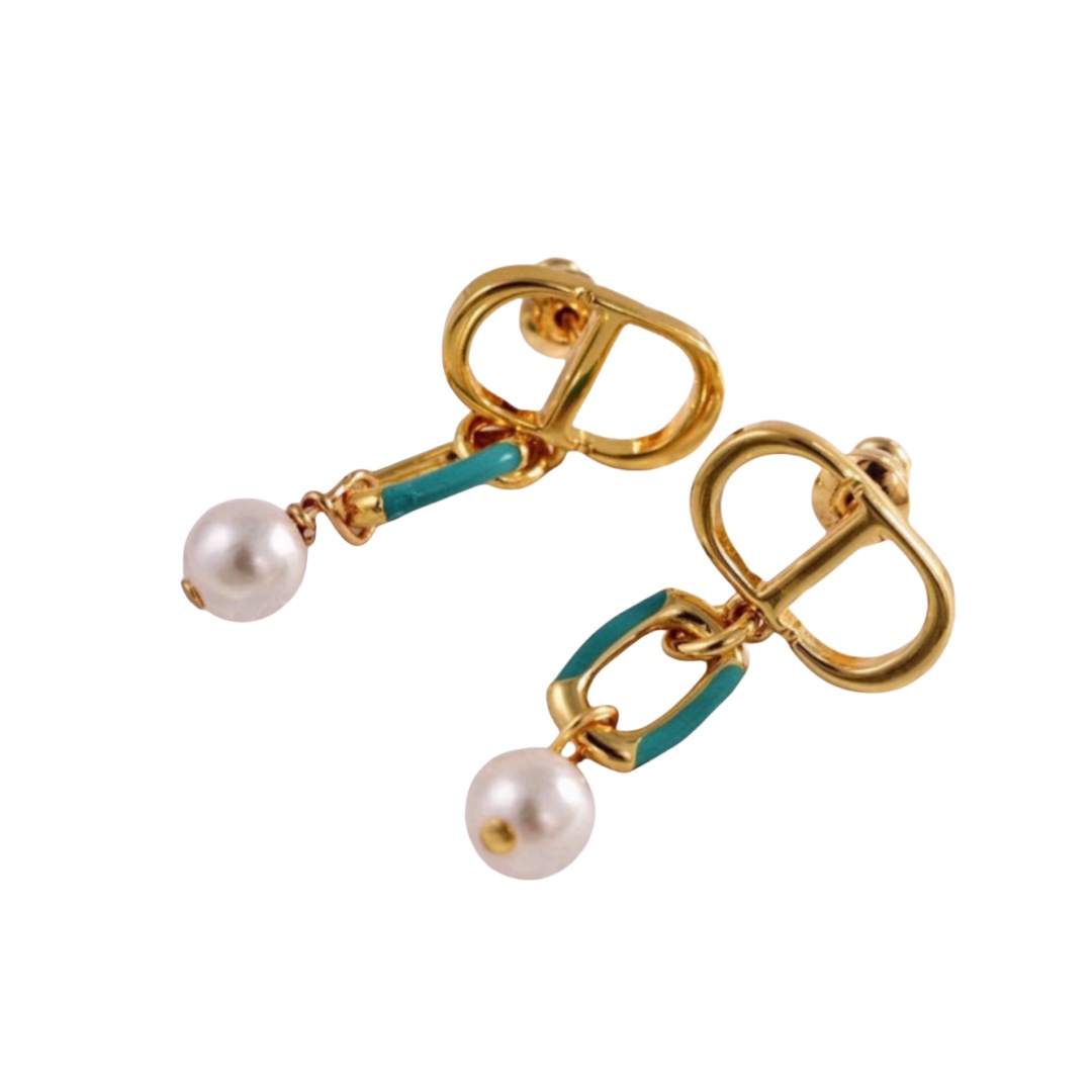 CDE030 Dior Dioriviera Petit CD Earrings - ccjewelryacc