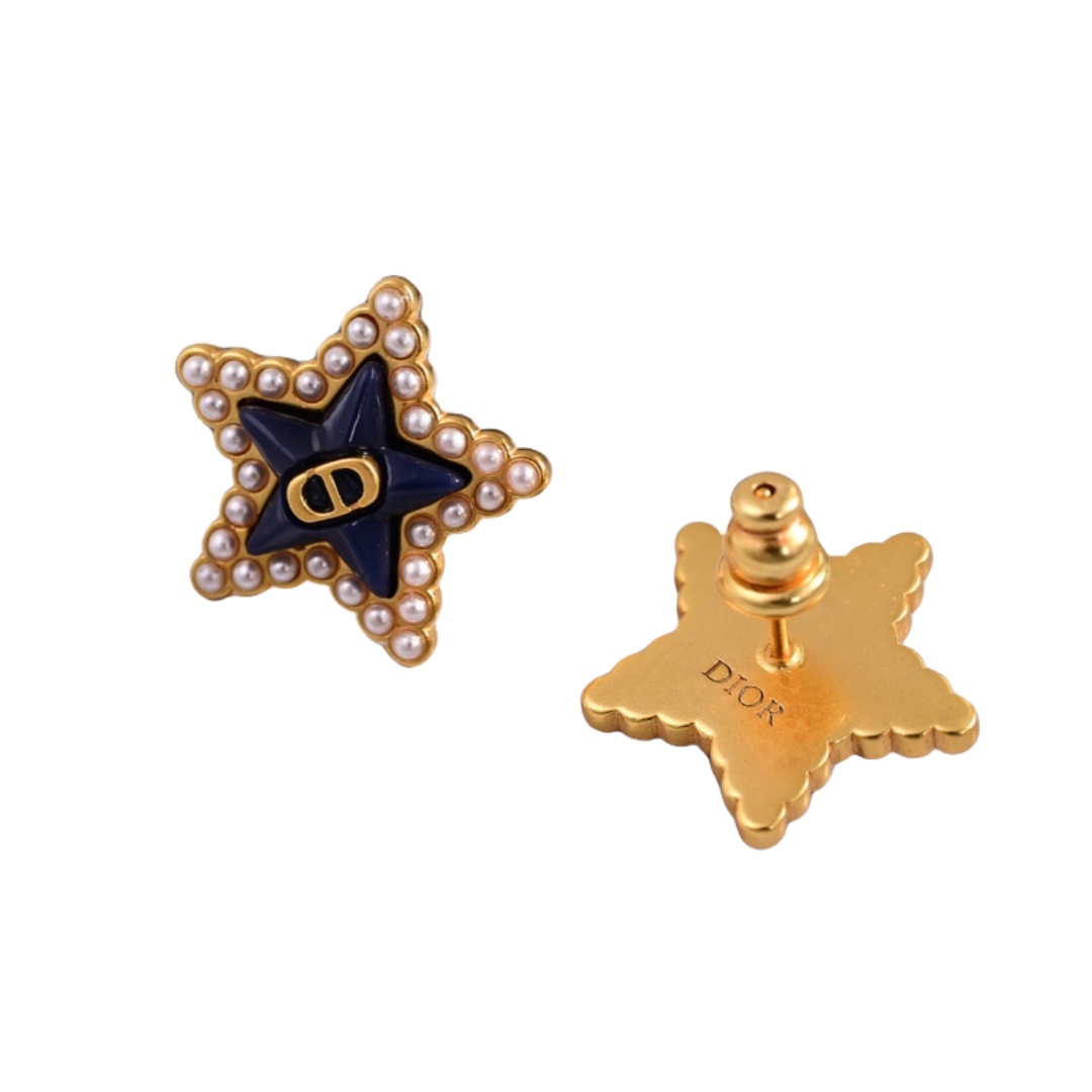 CDE029 Dior Tribales star earrings necklace bracelet - ccjewelryacc