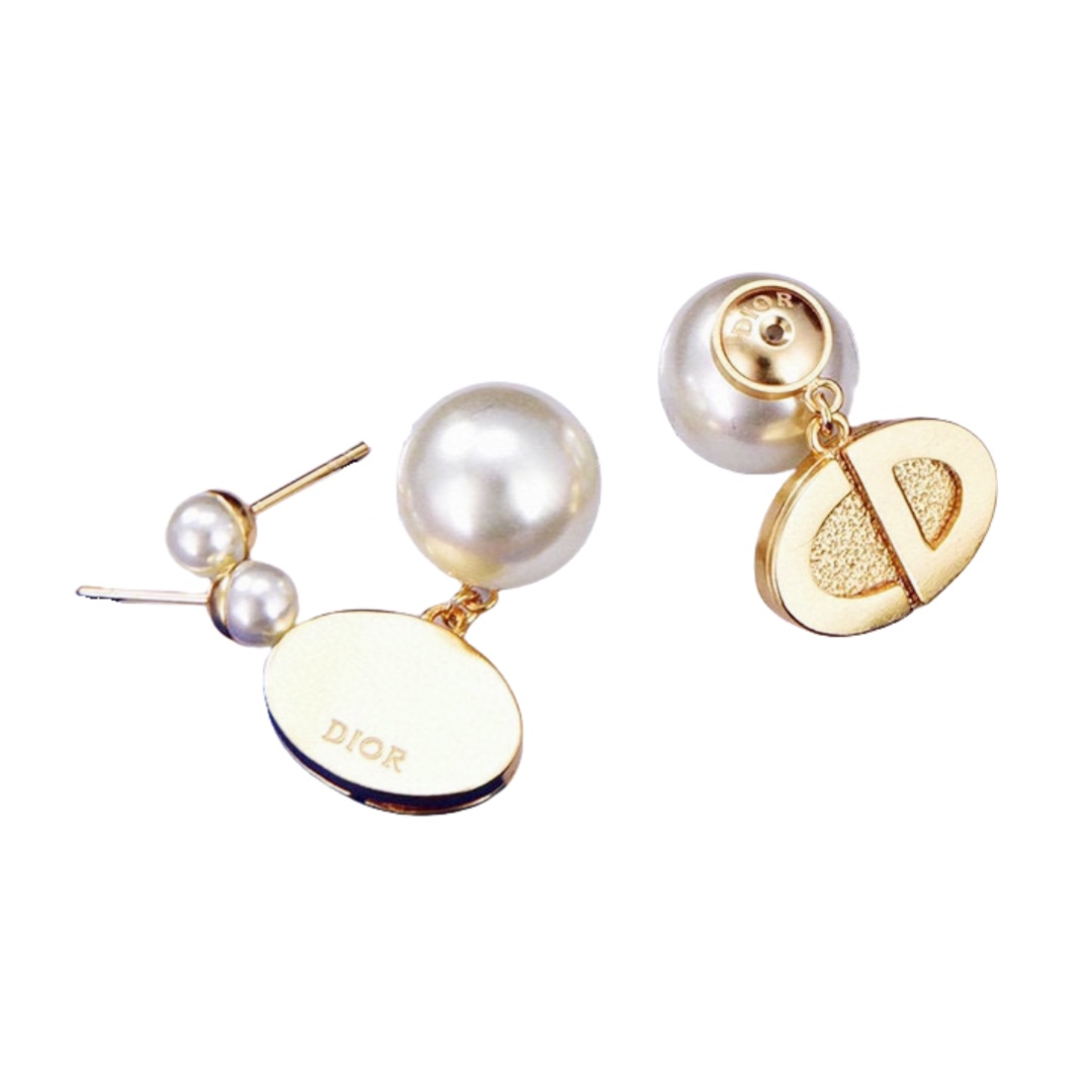 CDE067 Dior Tribales earring in gold finish - ccjewelryacc