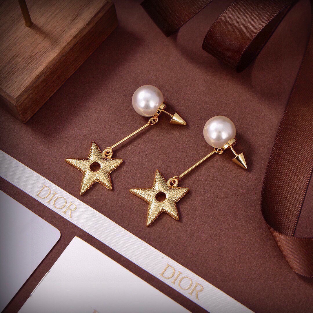 CDE069 Dior star Tribales earring - ccjewelryacc