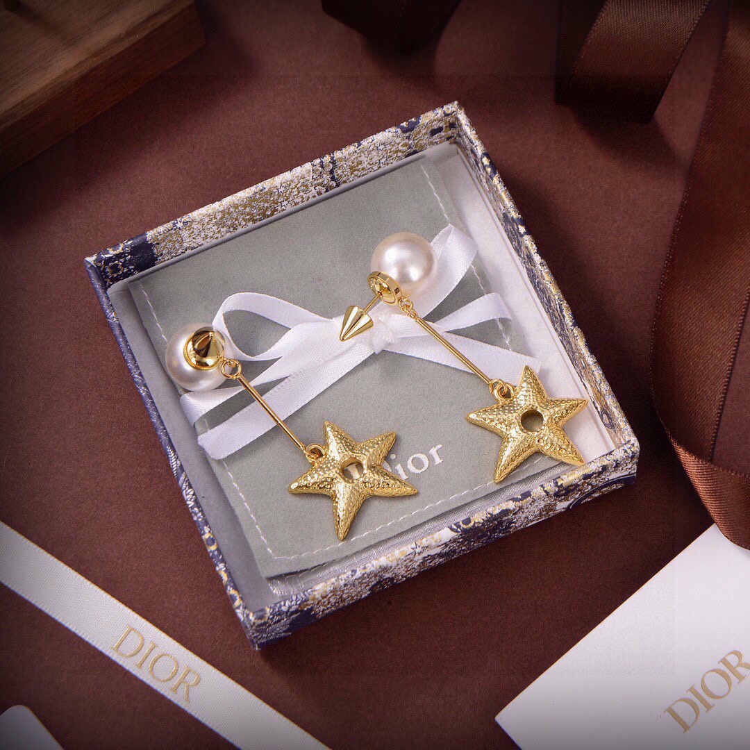 CDE069 Dior star Tribales earring - ccjewelryacc