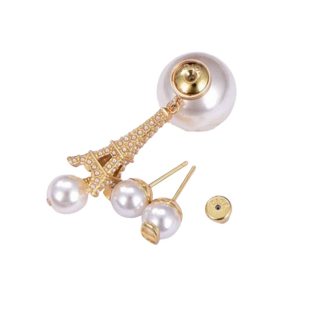 CDE281 Dior Tribales tower earrings - ccjewelryacc