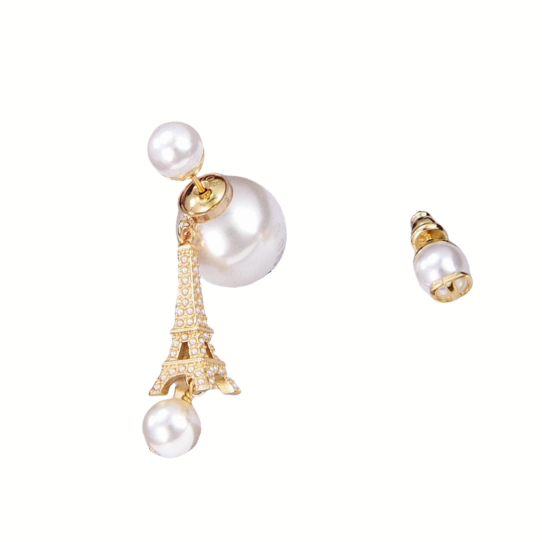 CDE281 Dior Tribales tower earrings - ccjewelryacc
