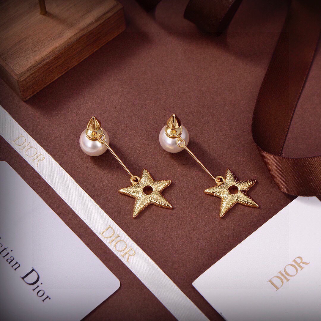 CDE069 Dior star Tribales earring - ccjewelryacc