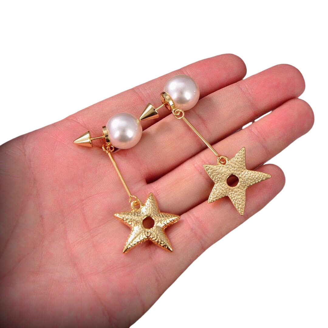 CDE069 Dior star Tribales earring - ccjewelryacc