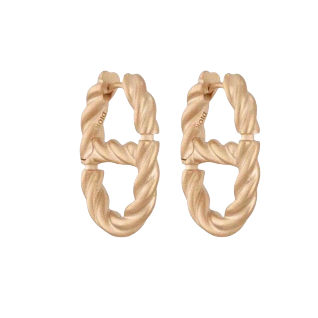 CDE278 Dior CD NAVY earrings - ccjewelryacc