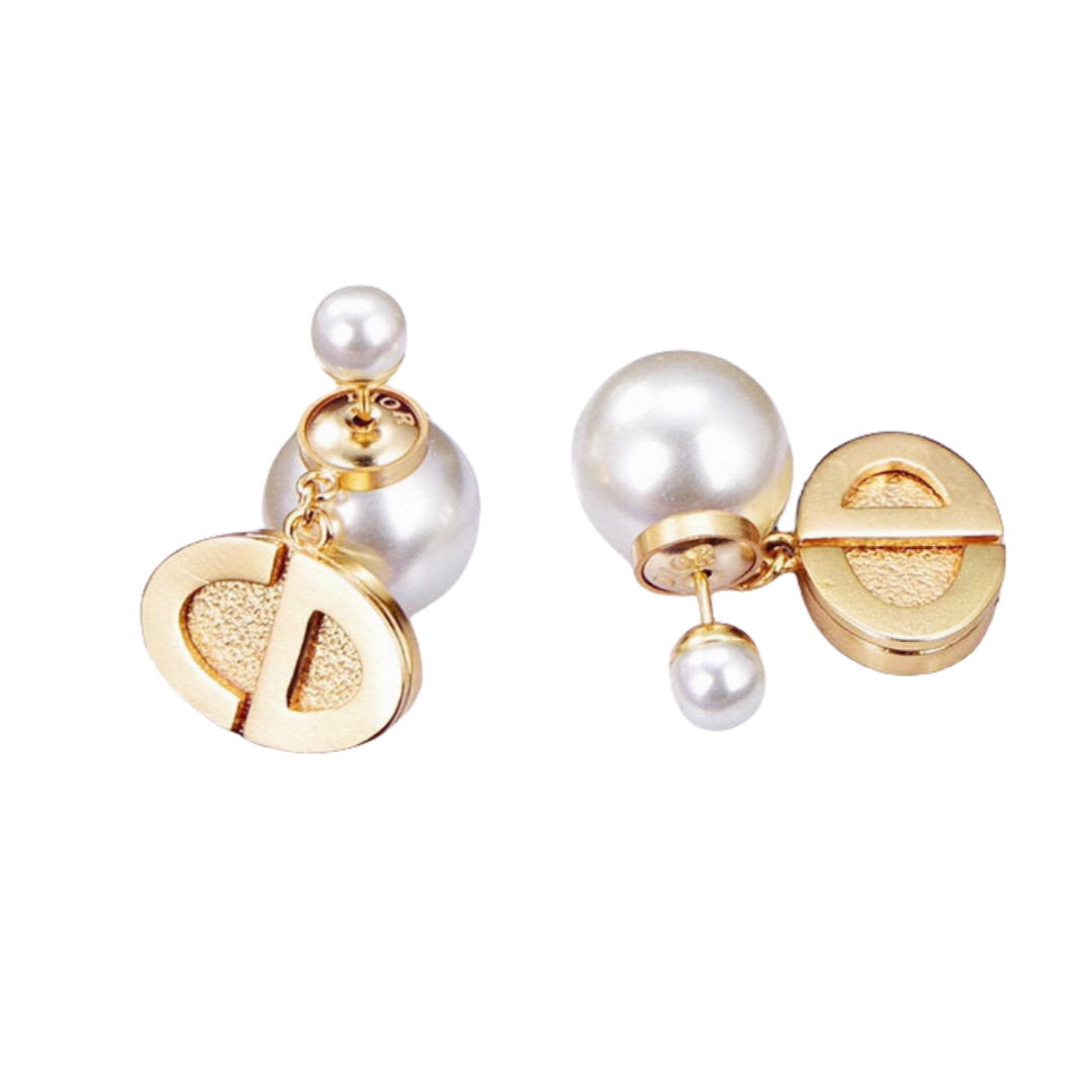 CDE067 Dior Tribales earring in gold finish - ccjewelryacc
