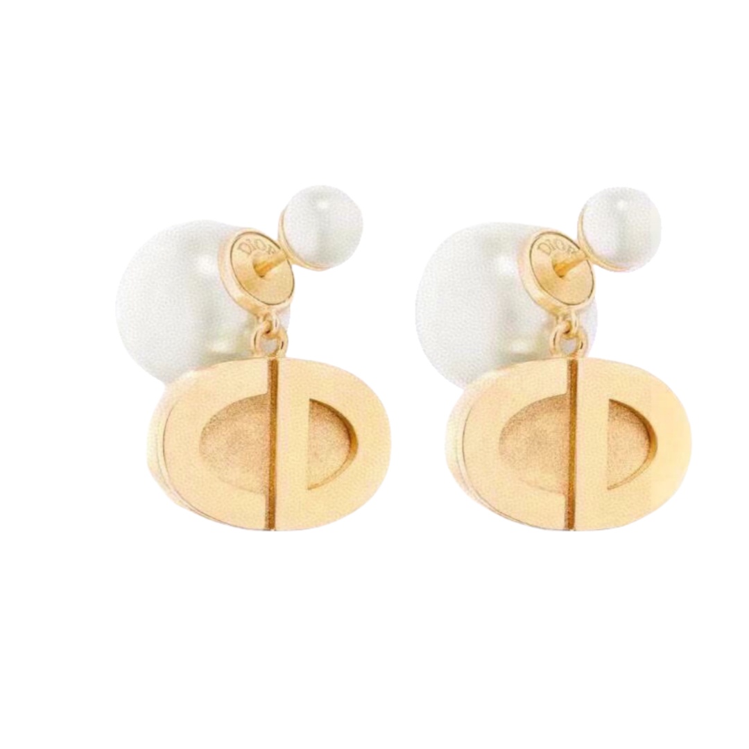 CDE067 Dior Tribales earring in gold finish - ccjewelryacc
