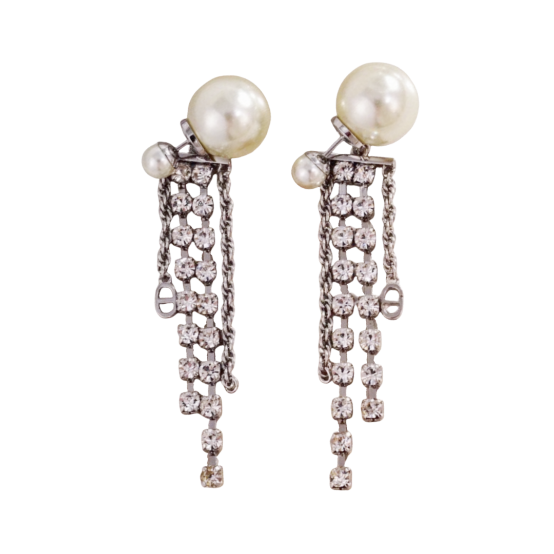 CDE073 Dior Tribales tassel earrings - ccjewelryacc