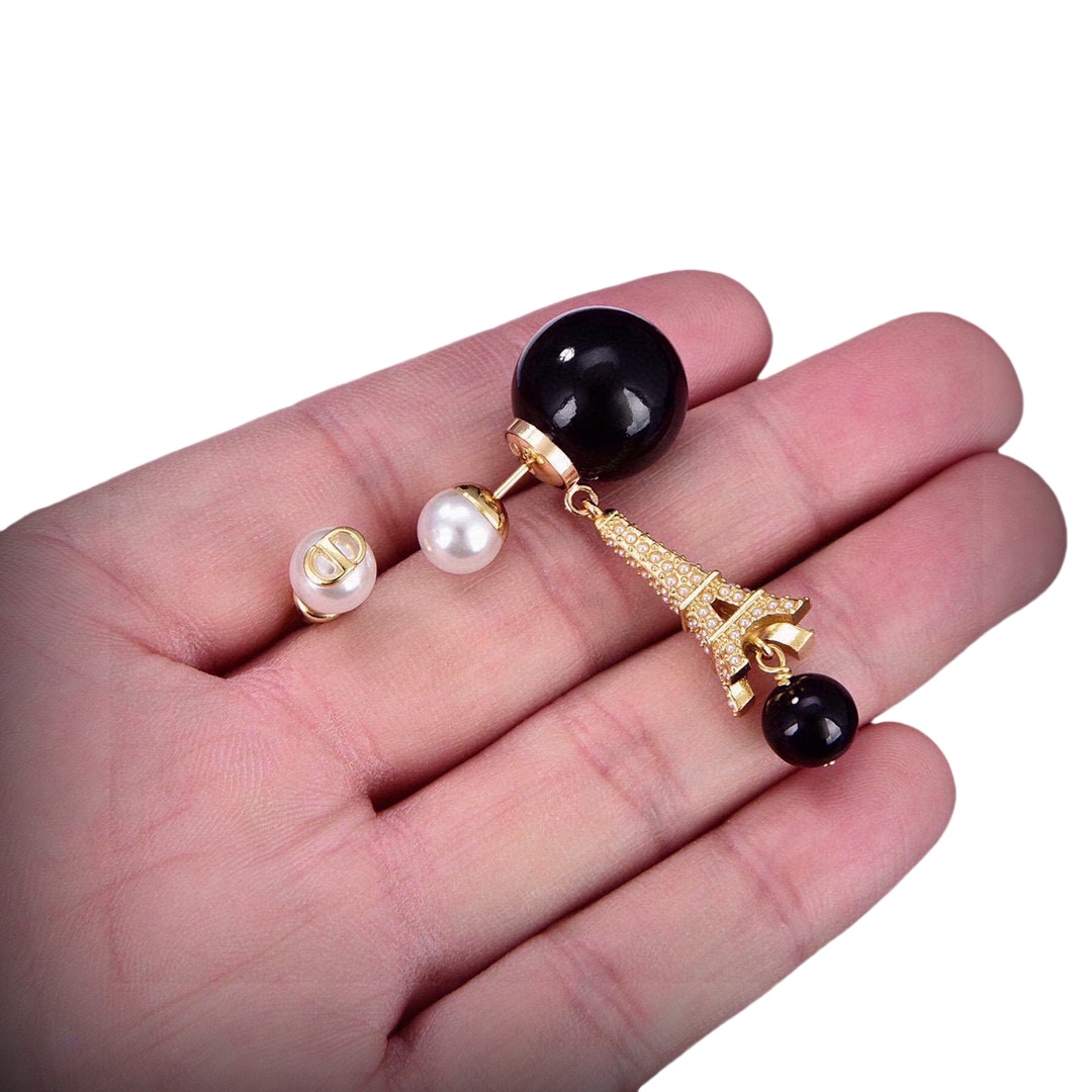 CDE281 Dior Tribales tower earrings - ccjewelryacc