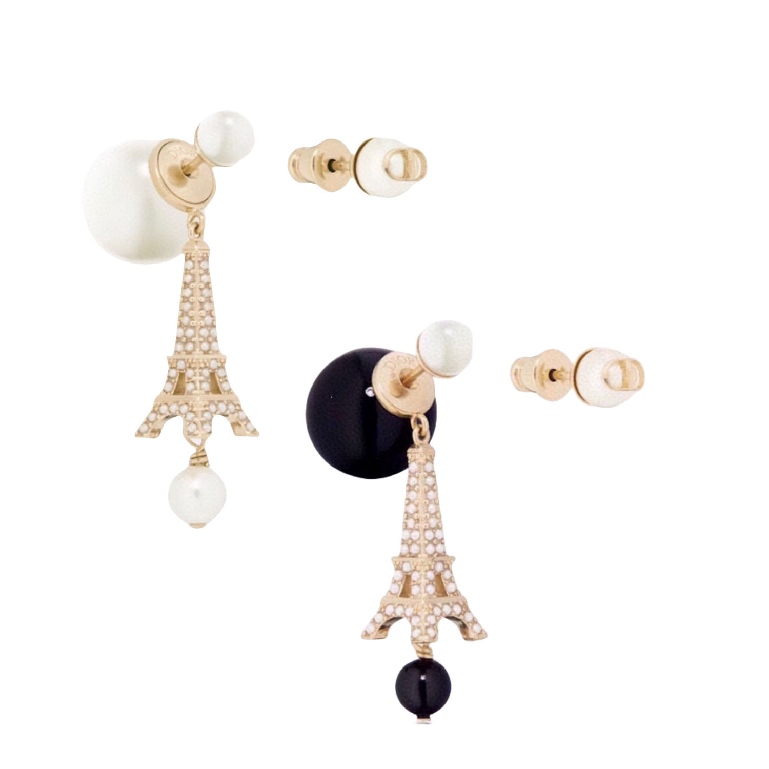 CDE281 Dior Tribales tower earrings - ccjewelryacc