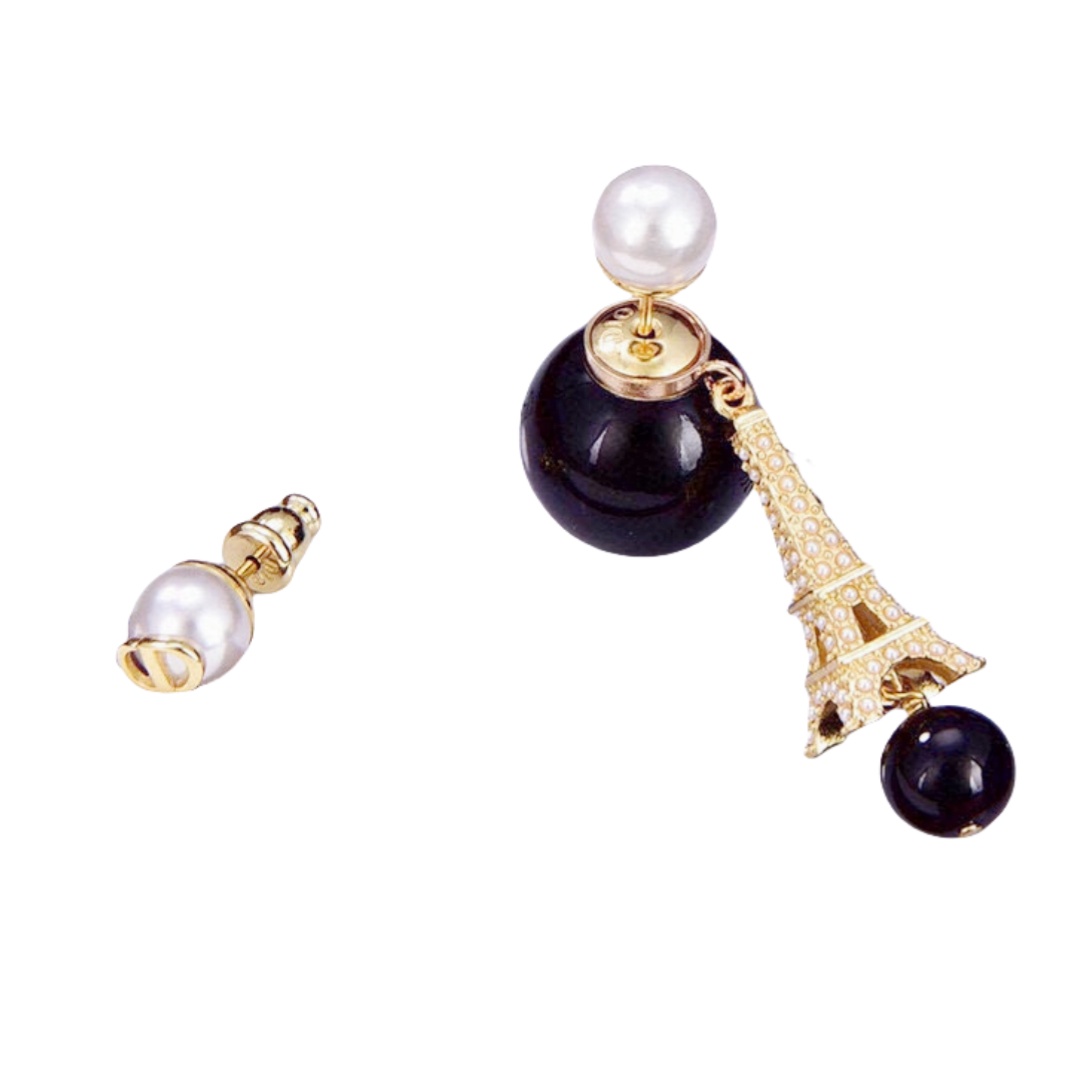 CDE281 Dior Tribales tower earrings - ccjewelryacc