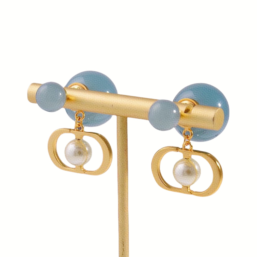 CDE071 Dior Colors Tribales earrings - ccjewelryacc