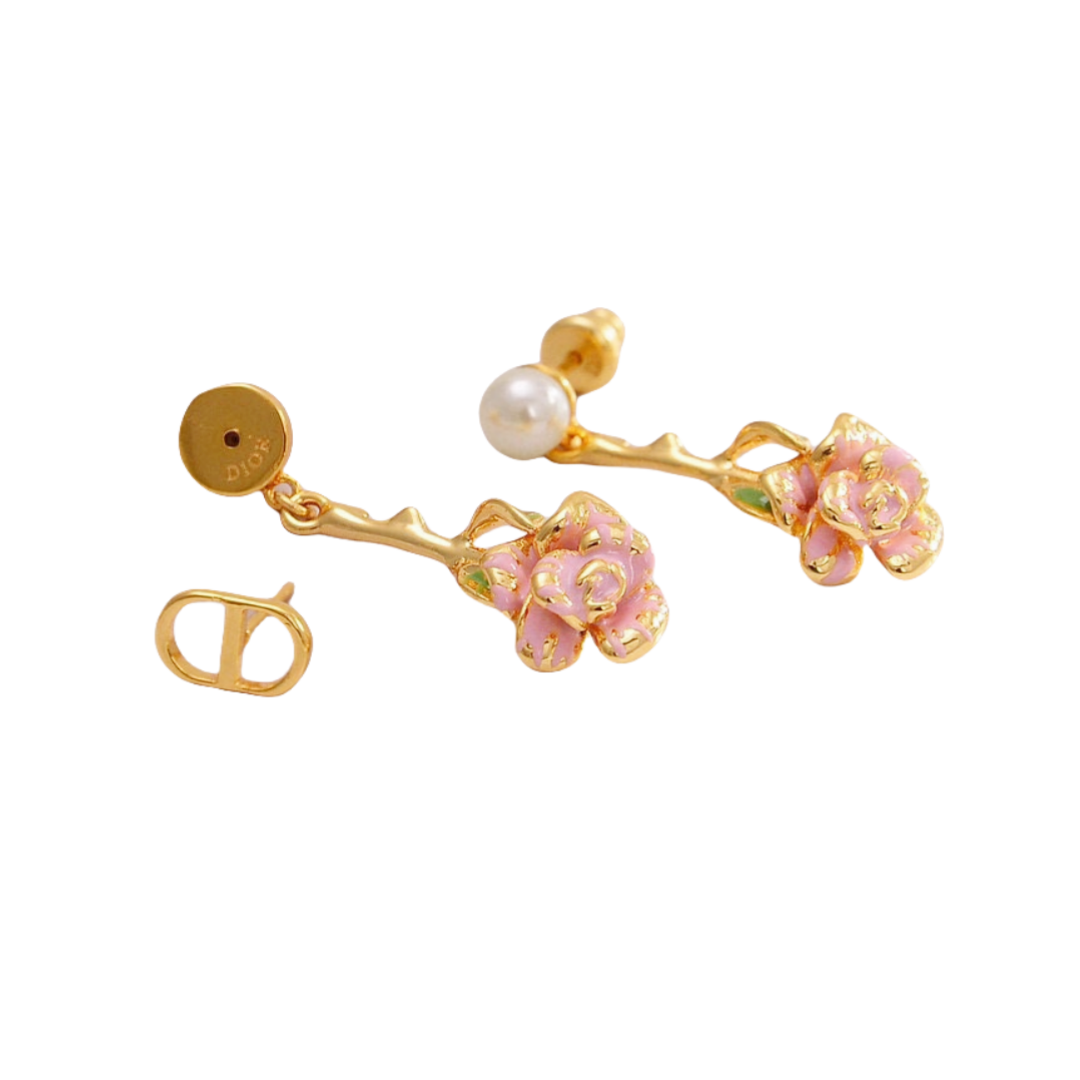 CDE082 Christian dior 24 dior spring earrings - ccjewelryacc