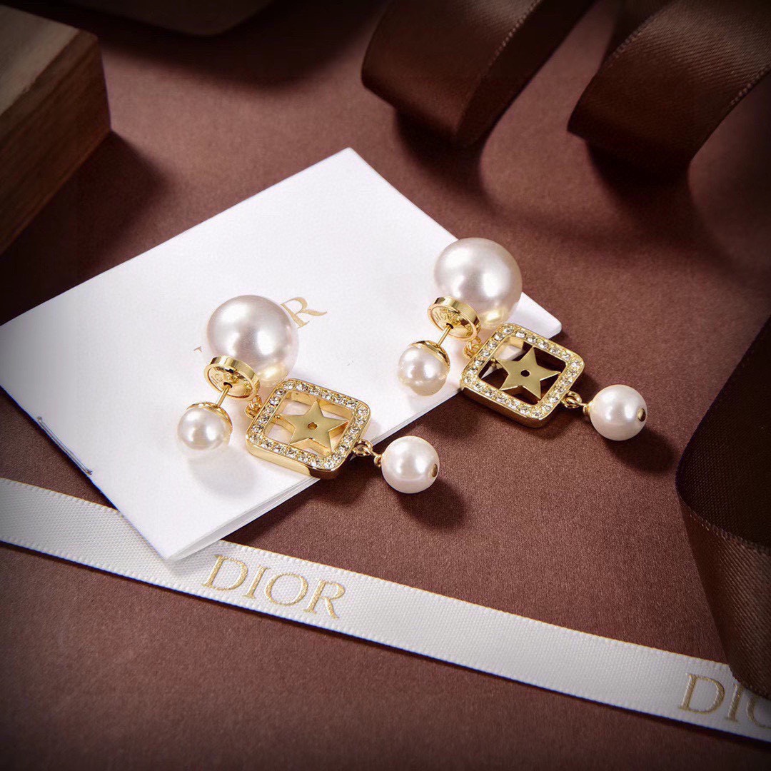 CDE089 Dior star tribales earrings - ccjewelryacc