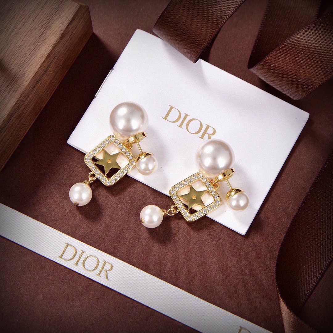 CDE089 Dior star tribales earrings - ccjewelryacc